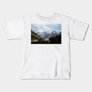 The mountains of Tierra del Fuego, Argentina Kids T-Shirt